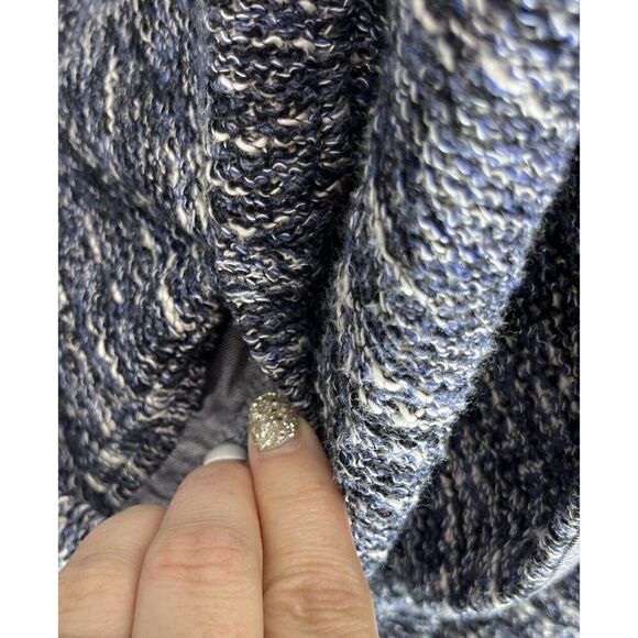 Vince Womens Blue Tweed Drape Neck Open Blazer Jacket Size XS - Picture 8 of 15